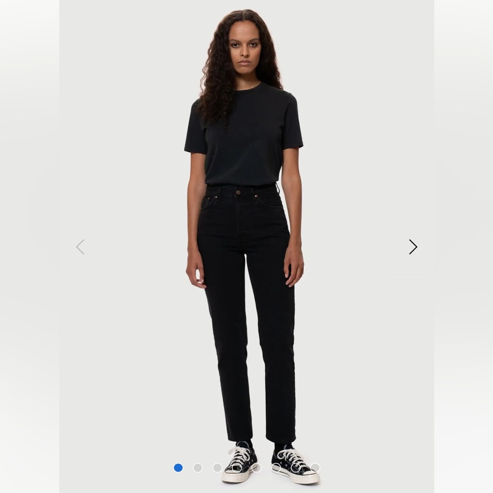 Nudie Jeans Breezy Britt Aged Black